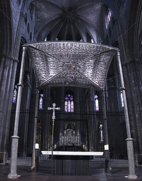 Baldaquí de la Catedral de Girona (segle XIV)