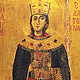 Icono de santa Catalina y escenas de su ciclo hagiográfico, finales del segle XII o principios del XIII. Monasterio de Santa Catalina del Monte Sinaí.